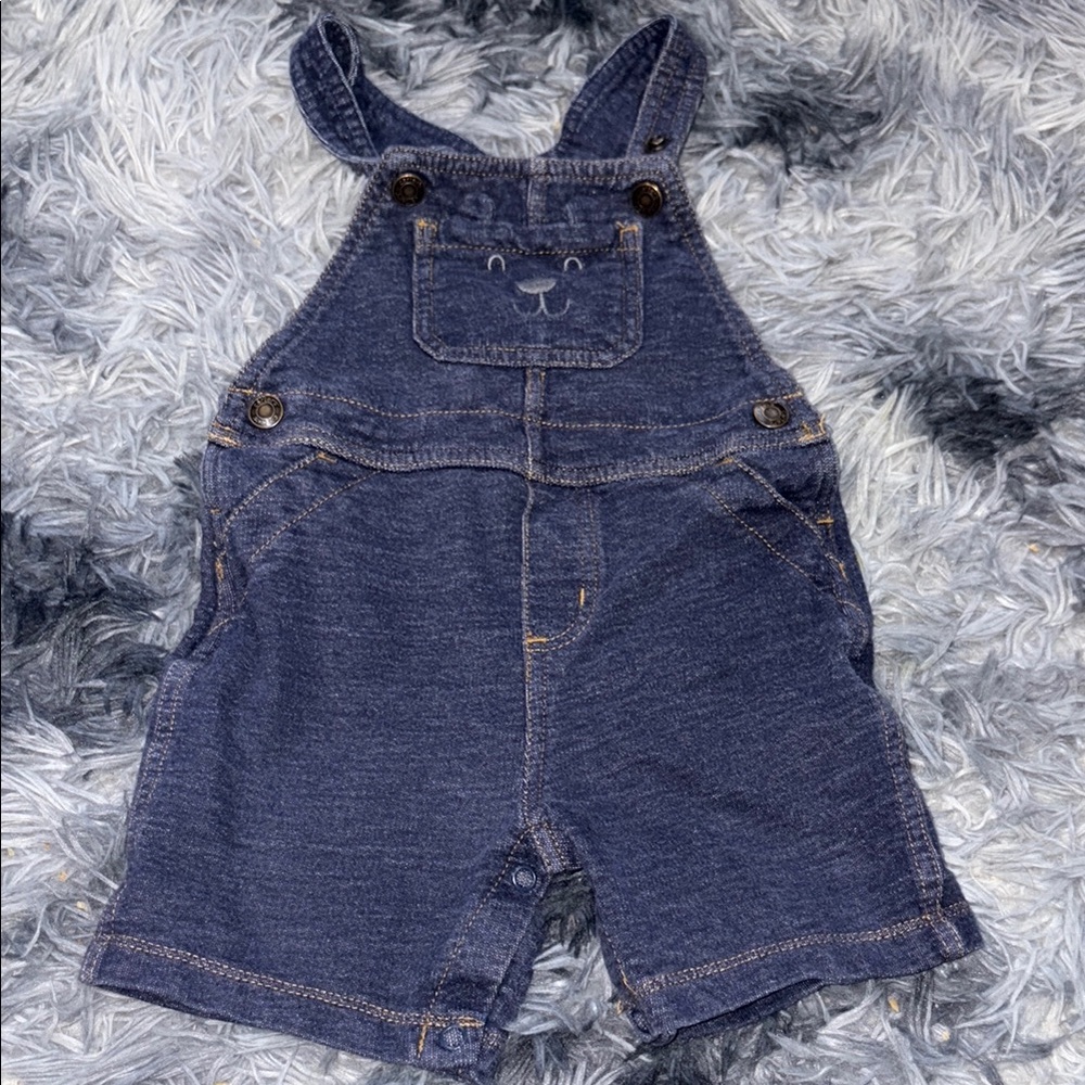 Carter's 24 Month Blue Denim Overalls